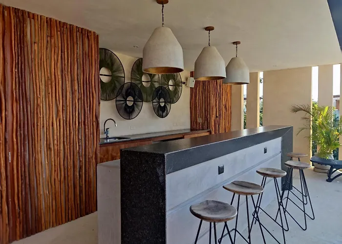 Premium In 2 Bedrooms Roof Pool - Aldea Zama Apartamento *