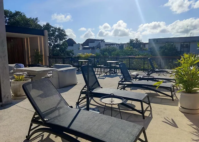 Premium In 2 Bedrooms Roof Pool - Aldea Zama *