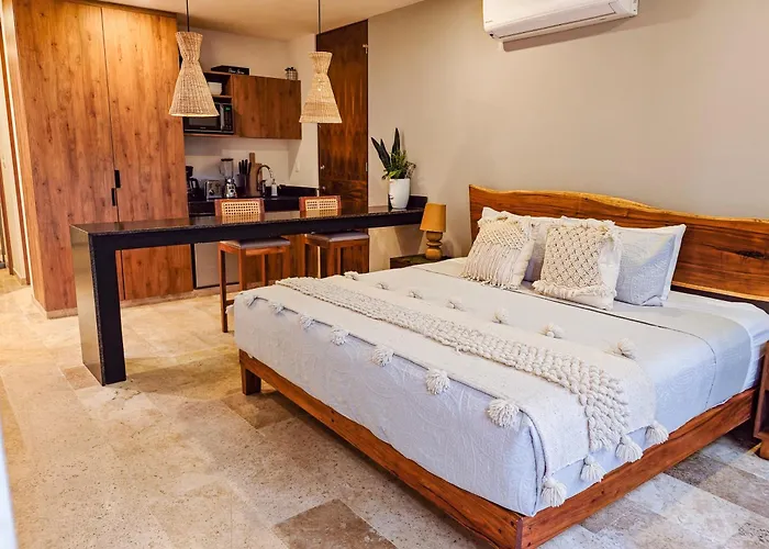 Apartamento Premium In 2 Bedrooms Roof Pool - Aldea Zama Tulum