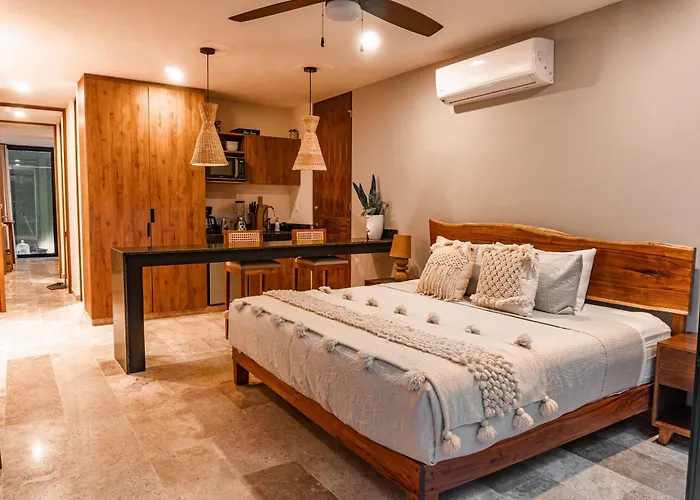 Premium In 2 Bedrooms Roof Pool - Aldea Zama Apartamento *